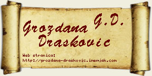 Grozdana Drašković vizit kartica